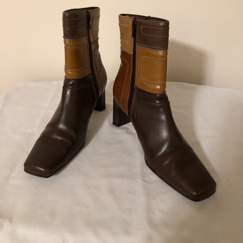 Patchwork boots
